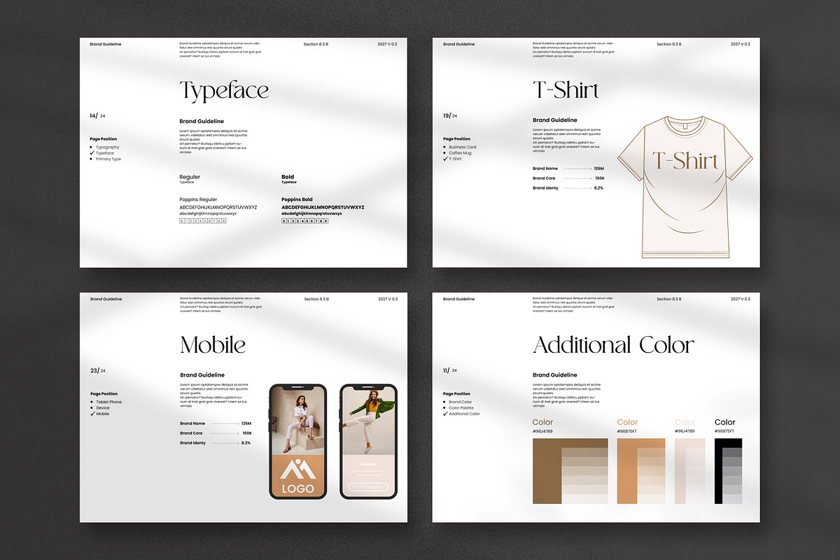 Hola | Brand Guidelines, a Brochure Template by UpSolution (Photo 3 of 9)