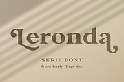 Leronda, a Serif Font by Larin Type Co. (Thumbnail 1 of 12)