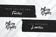 Misty Nights - Brush Font, a Handwritten Font by Sronstudio (Thumbnail 2 of 10)