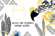 -20% Wild Dreams Watercolor Set, an Animal Illustration by Cat In Colour (Thumbnail 2 of 6)