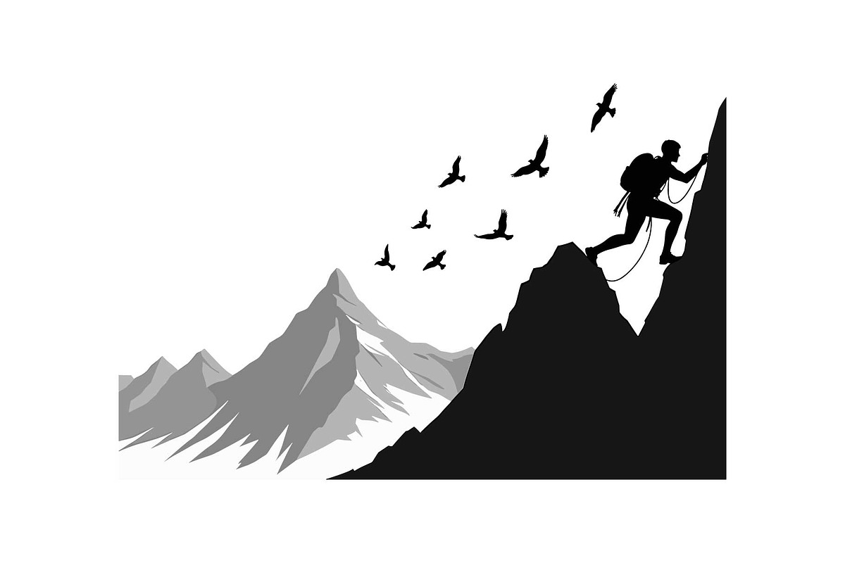 Adventure Hiking Silhouette Bundle, an Object Graphic by Designs_River (Photo 5 of 16)