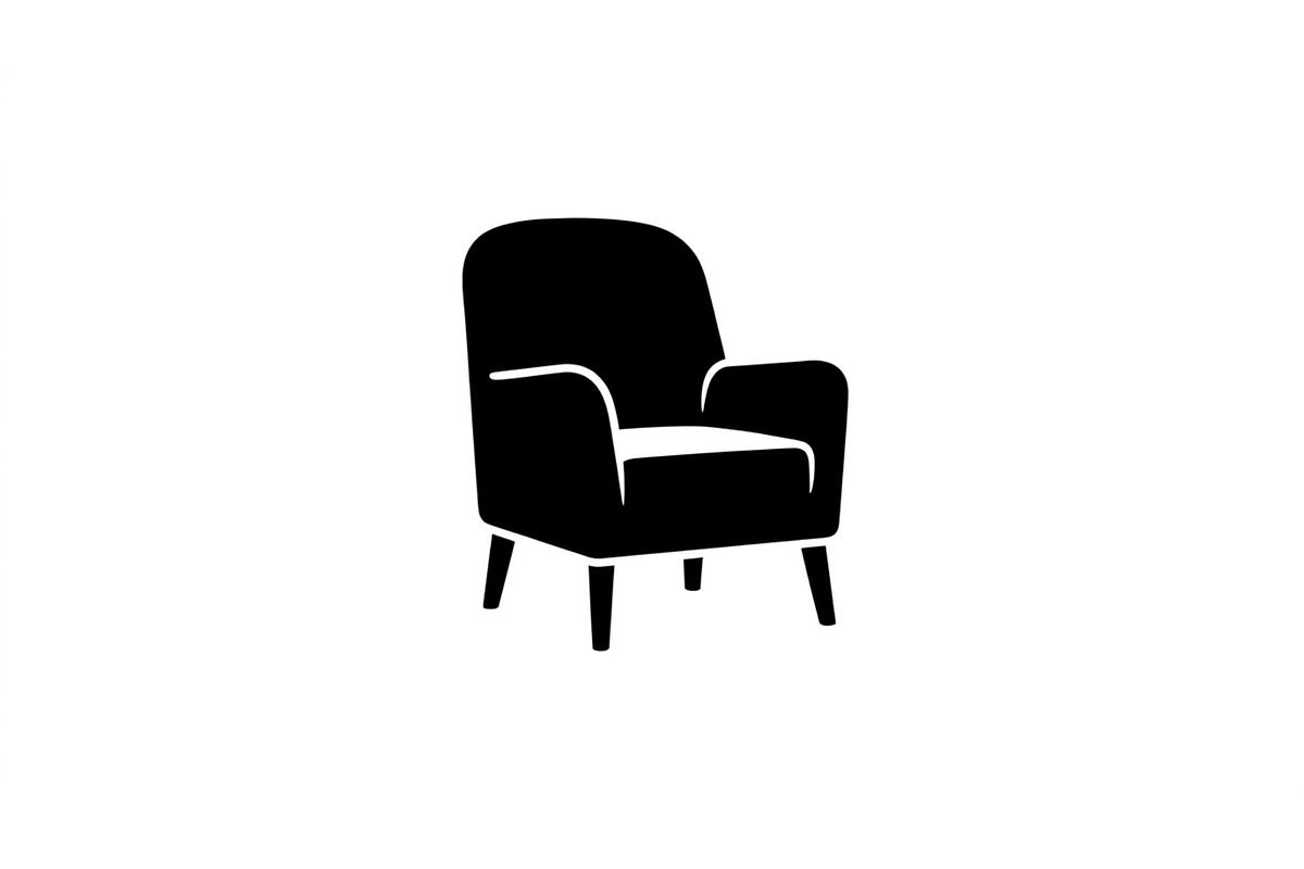 Elegant Lounge Chair Silhouette Set, an Object Graphic by Designs_River (Photo 2 of 4)