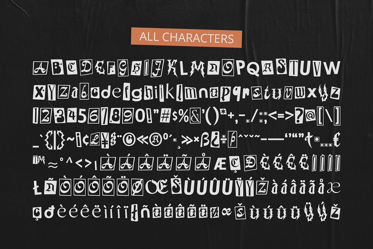 CS Colada – Collage Font, a Sans Serif Font by Craft Supply Co. (Photo 8 of 8)