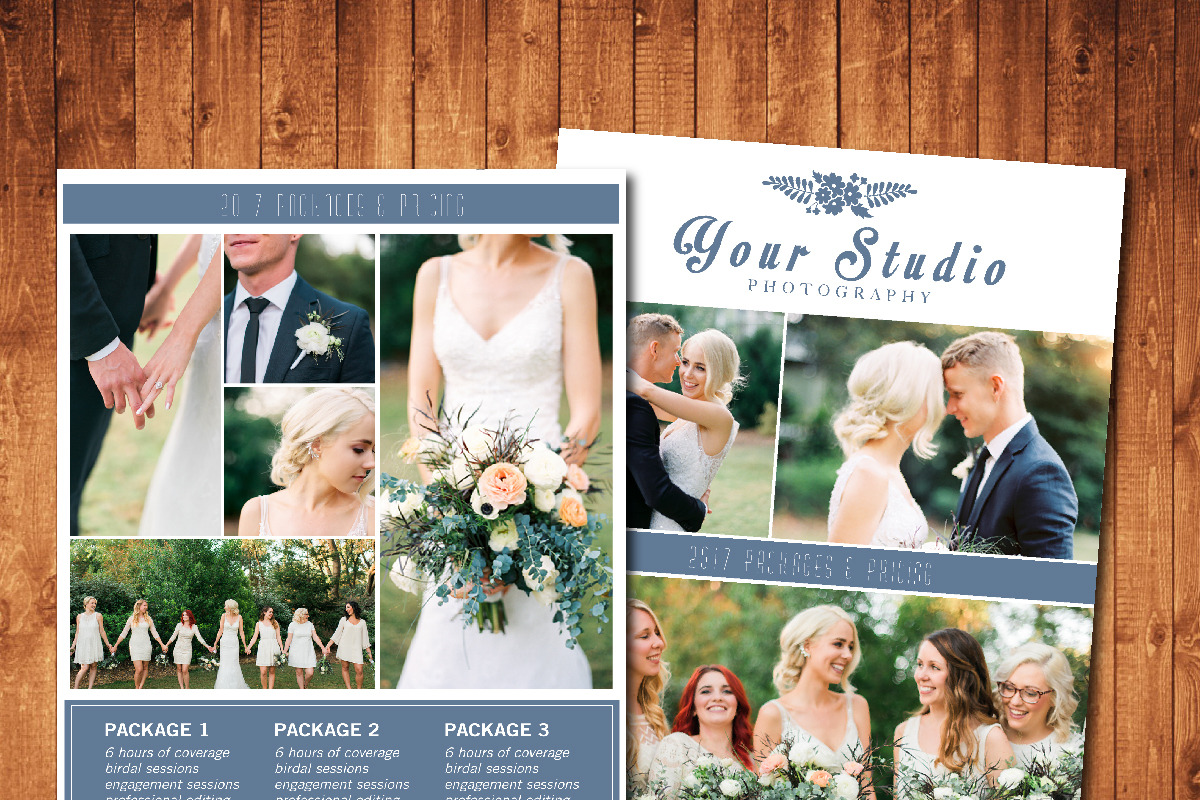 photography pricing template, a Brochure Template by DonyDesigns