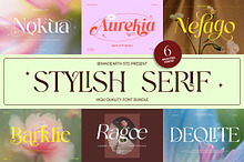Stylish Serif - 6 Font Bundle