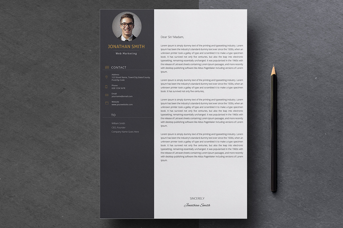 Resume, a Resume Template by BixBar (Photo 3 of 3)