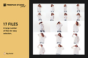 Hoodie Mock-Up Set, a Hoody Mockup by Freeman Studio (Thumbnail 2 of 16)