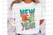 New Year Yarn Crochet PNG, an Illustration by OK Design (Thumbnail 3 of 4)