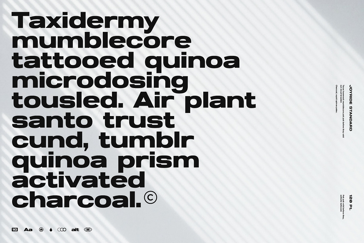 Joyride Extended Typeface preview 6
