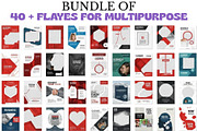 40 Editable Flyer Templates, a Flyer Template by Crox Studio | Digital (Thumbnail 3 of 4)