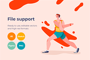 Energetic Illustration Series 2, a Person Illustration by Somewan draws (Thumbnail 2 of 6)