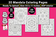 Printable Mandala Coloring Page, a Pattern Graphic by mirajeee (Thumbnail 4 of 4)