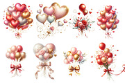 Valentine's Day Balloon Bouquets, an Illustration by Designworld (Thumbnail 3 of 4)