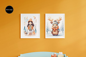 Kids Room Wallpaper And Frames V2