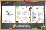 Rustic Restaurant Menu, a Flyer Template by BigWeek (Thumbnail 2 of 3)