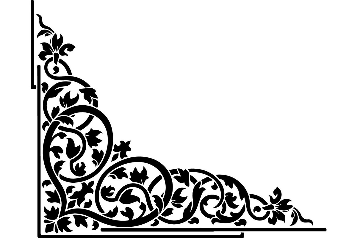 Vintage Floral Corner Bundle, a Graphic by Designer_Momina (Photo 18 of 18)