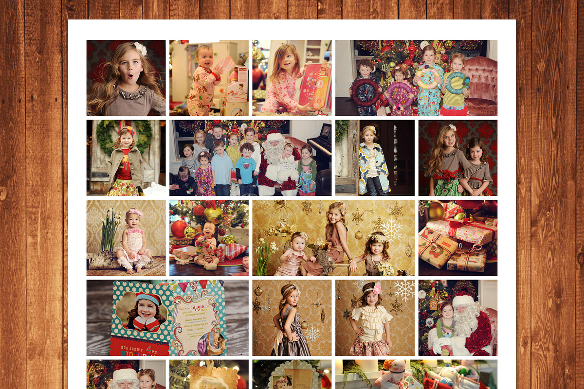Photography Template Photo Collage, a Card Template by DonyDesigns