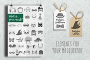 Masquerade Set, an Object Graphic by Nadia Emelianova (Thumbnail 2 of 5)