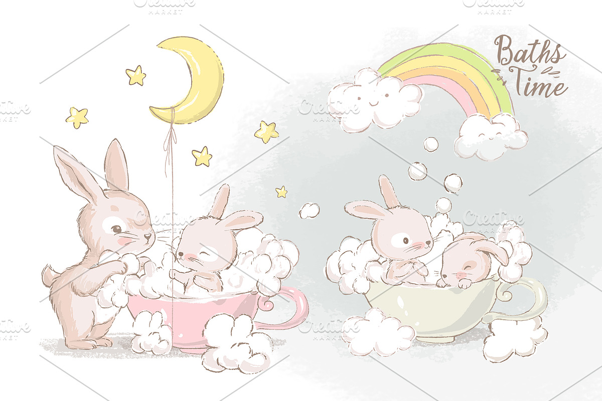 Lovely Bunnies, an Illustration by FoxyImage (Photo 3 of 8)