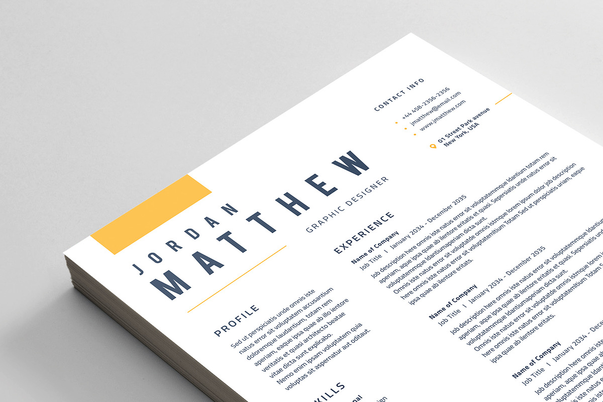 Resume/CV, a Resume Template by Reuix Studio (Photo 5 of 5)