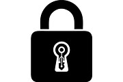Padlock and Security Keyhole, a Technology Illustration by balal (Thumbnail 7 of 13)