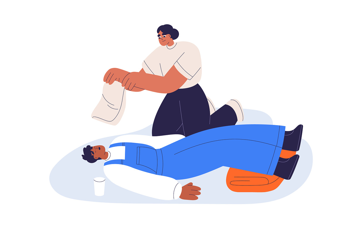 First aid, emergency concepts set, a Healthcare Illustration by Good Studio (Photo 15 of 15)