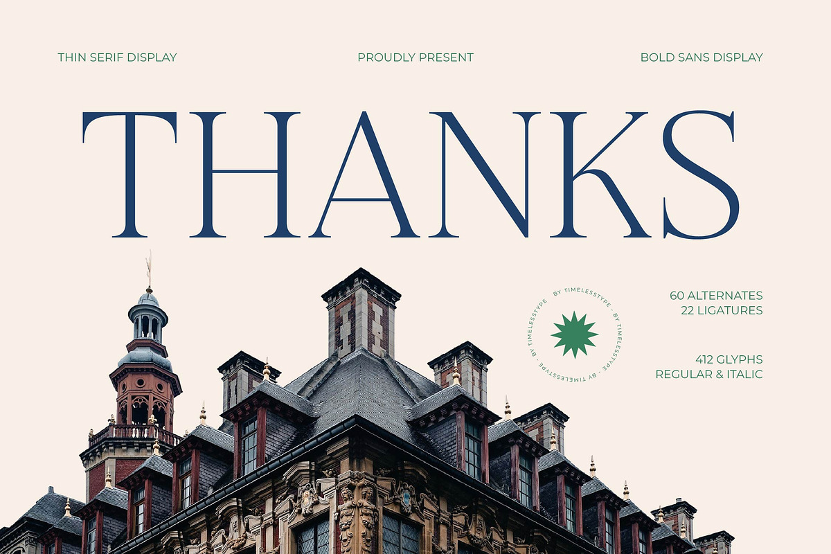 Stokeda Thin Modern Serif Font, a Serif Font by timelesstype.co (Photo 15 of 15)