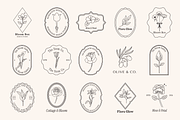 Botanical Logo Kit, a Branding & Logo Template by jessicamdesign (Thumbnail 3 of 4)