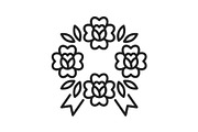 Funeral agency line icon set, an Outline Icon by ElineDesign (Thumbnail 3 of 3)