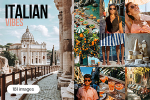 Italian vibes - 181 images, a Holiday Photo by Handmadefont
