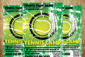 Tennis Camp Team Flyer