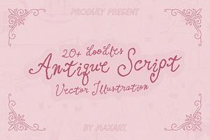 Antique Script Whimsical font