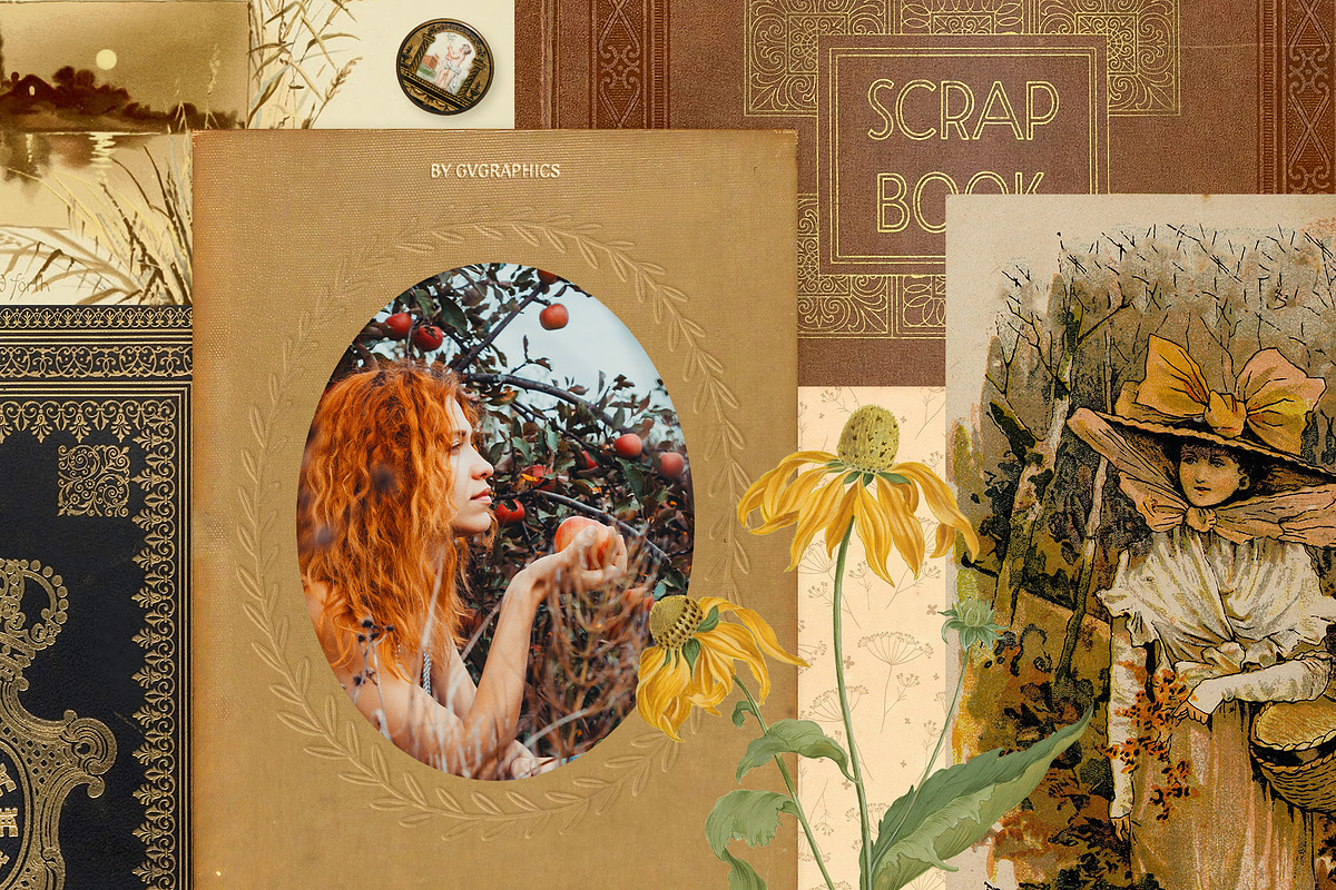 The Archive, Autumn | Vintage Kit, a Texture Graphic by GVGraphics (Photo 4 of 16)