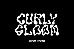 Curly Gloom - Typeface DISC 30%