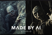 50 Monster Horror Midjourney Prompts, an Object Graphic by MadeByAI Studio (Thumbnail 4 of 5)