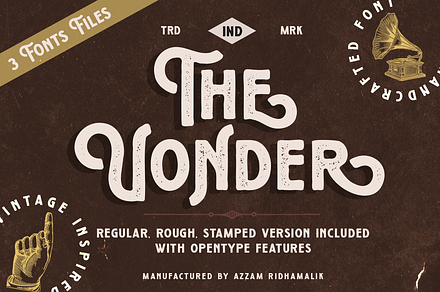 Vonder - Vintage Sans Serif Font, a Sans Serif Font by Zarma Type