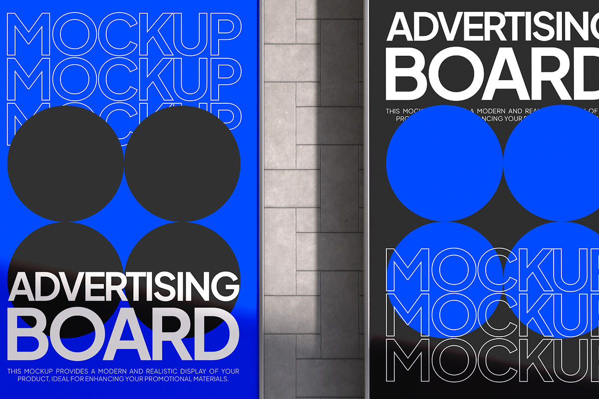 Advertising Board Mockup, an Advertising Mockup by Permadi Creative