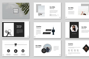 Cuatre Minimal PowerPoint Template