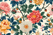 GEISHA GARDEN. Seamless Pack, a Texture Illustration by RefinedFantasyStudio (Thumbnail 4 of 9)