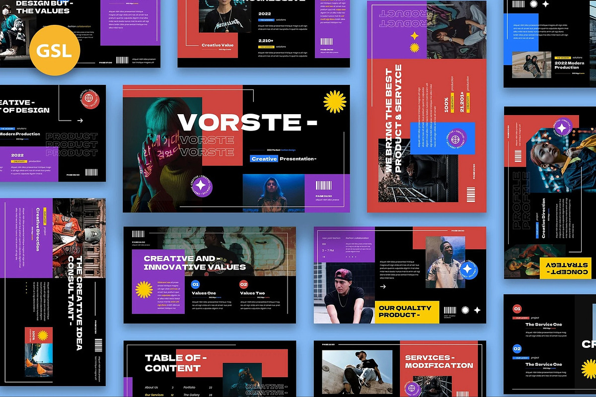 Vorste - Creative Google Slides, a Presentation Template by Fit-tee (Photo 5 of 5)
