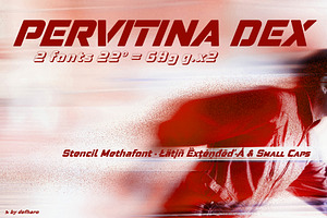 Pervitina Dex -2 Fonts-