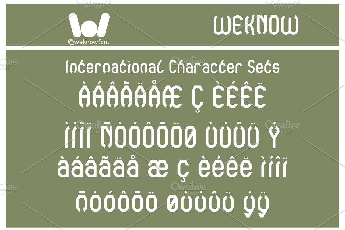 Simplify Optimize font, a Font by weknow (Photo 6 of 8)