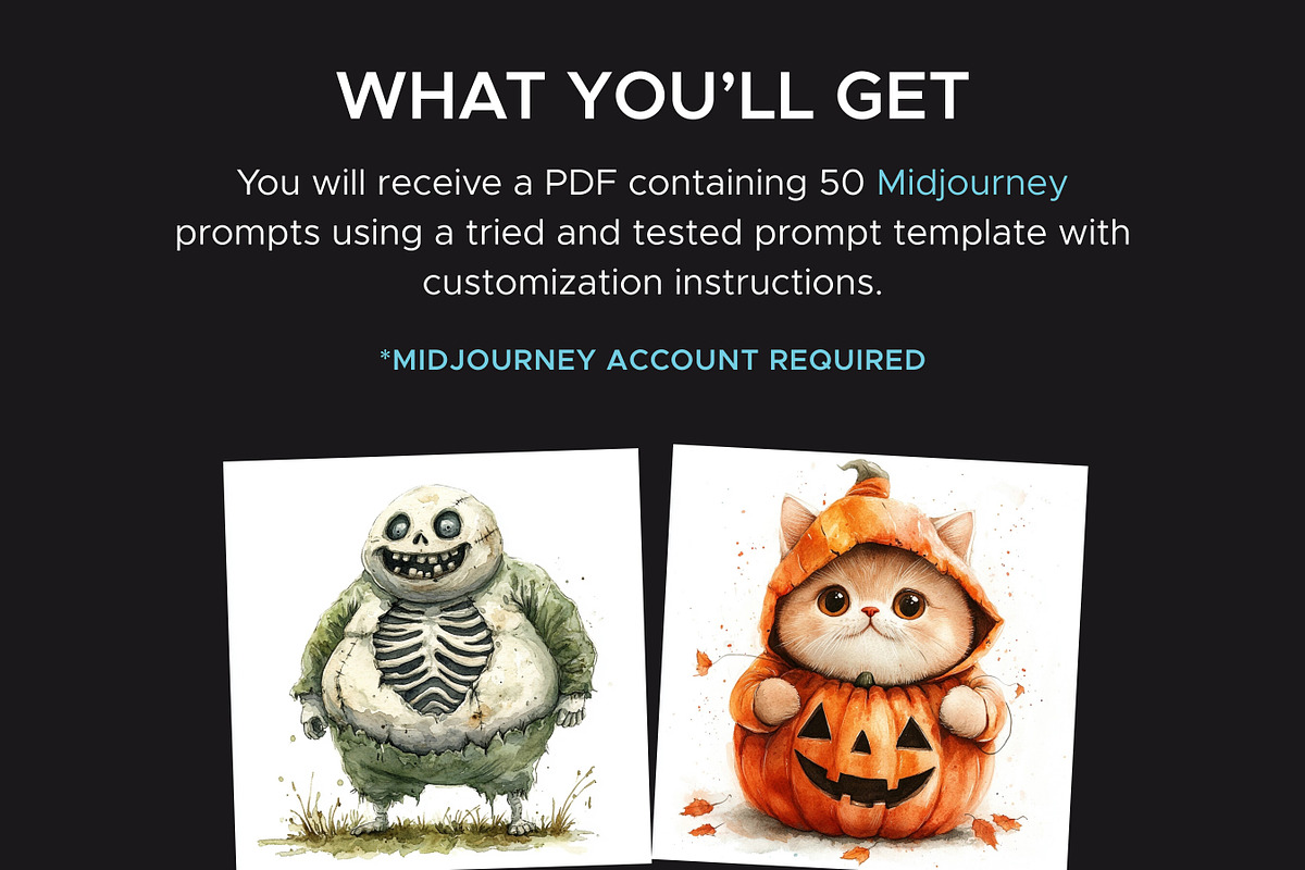 Costumed Halloween Character Prompts, an Object Graphic by MadeByAI Studio (Photo 2 of 4)