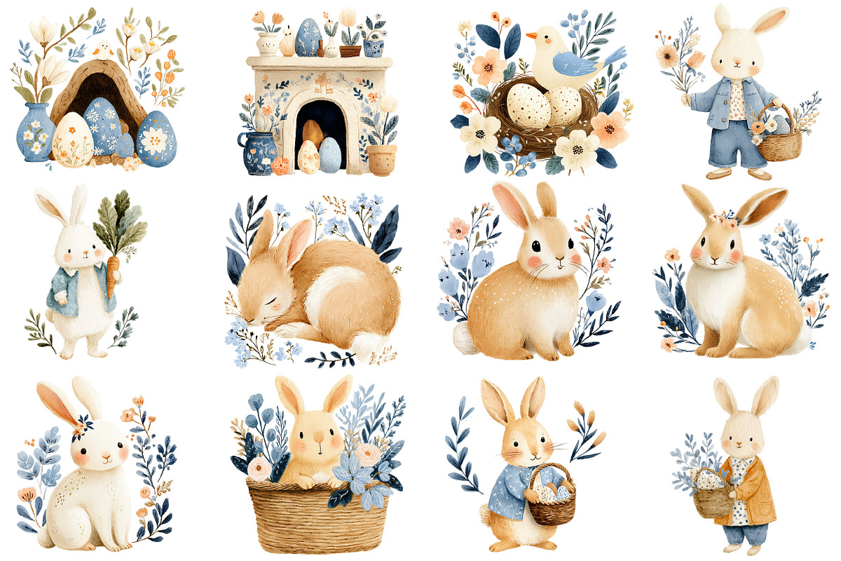 Pastel Green Easter Clipart, an Illustration by Designworld (Photo 7 of 8)