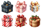 Christmas Gifts Clipart, an Illustration by Daily.Designs (Thumbnail 5 of 5)