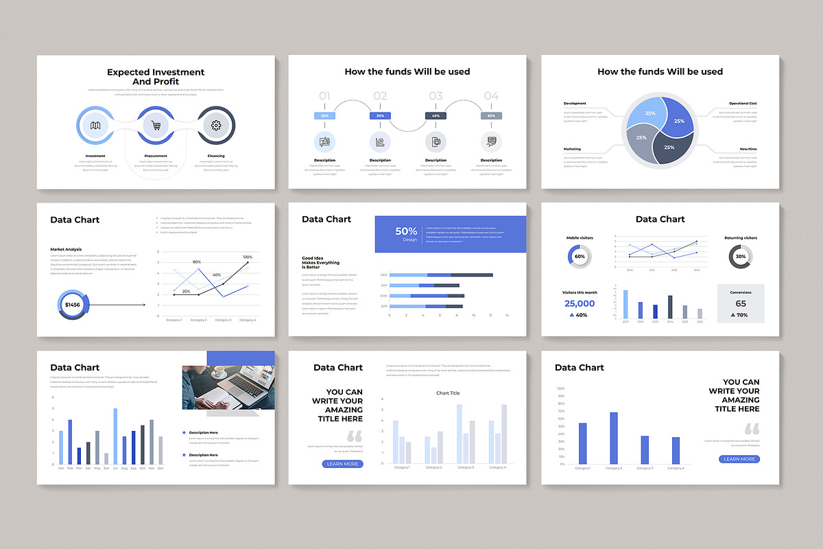 Pitch-Deck Presentation Template, a Presentation Template by GenerousArt (Photo 23 of 38)
