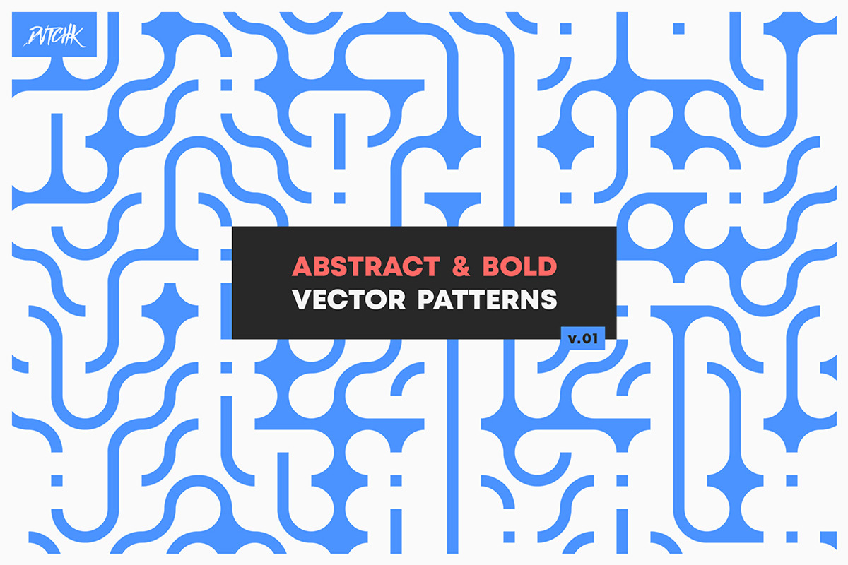 Abstract & Bold Vector Patterns V01, a Pattern Graphic by dvtchk (Photo 2 of 15)