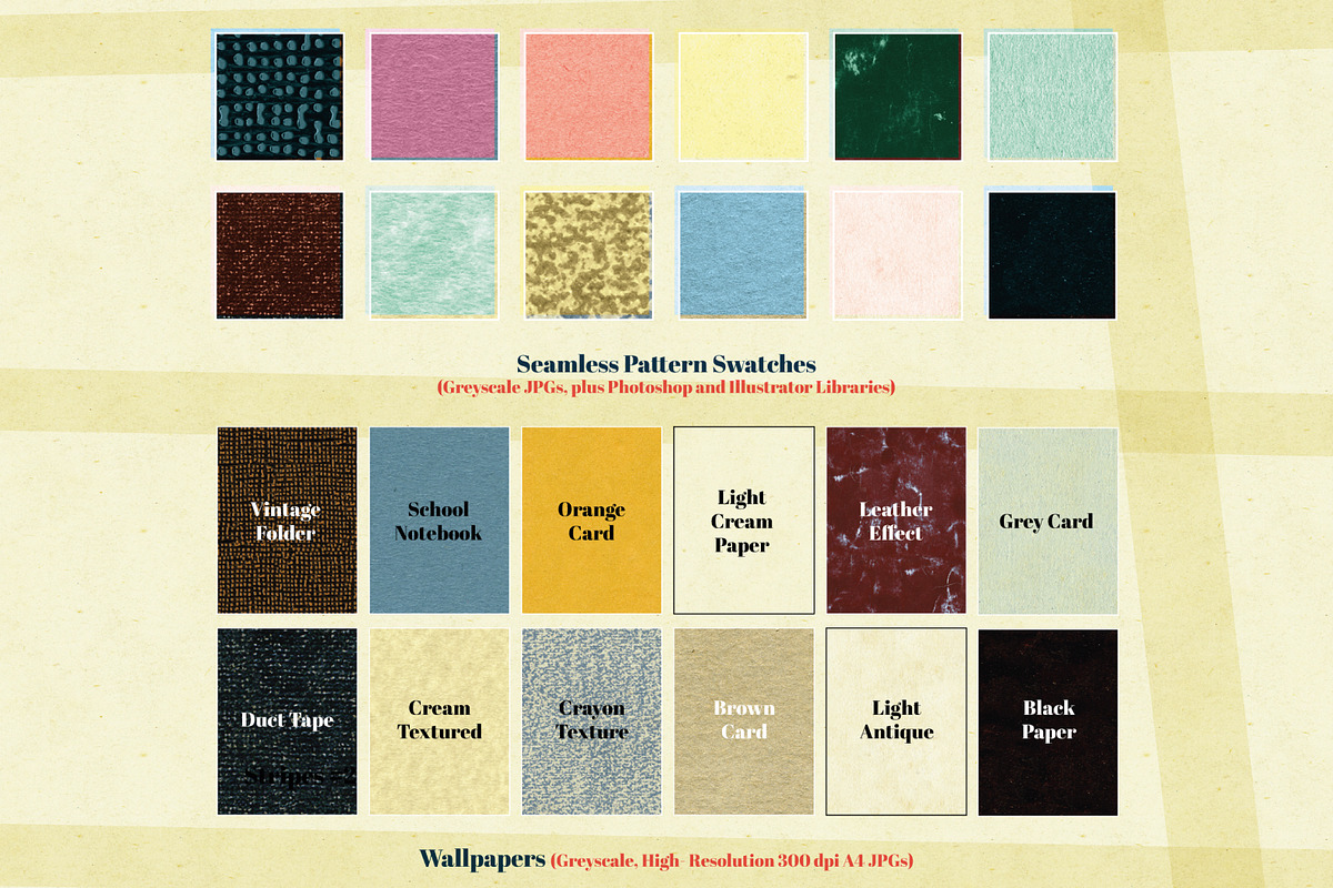 Quick Paper Textures and Patterns, a Texture Graphic by Wingsart Studio (Photo 3 of 8)