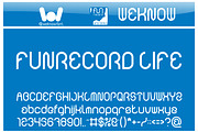 Funrecord Life font, a Font by weknow (Thumbnail 1 of 8)