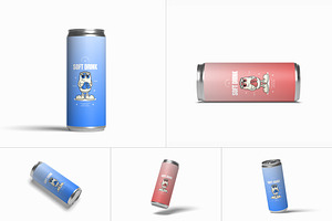 Soda Can Mockup